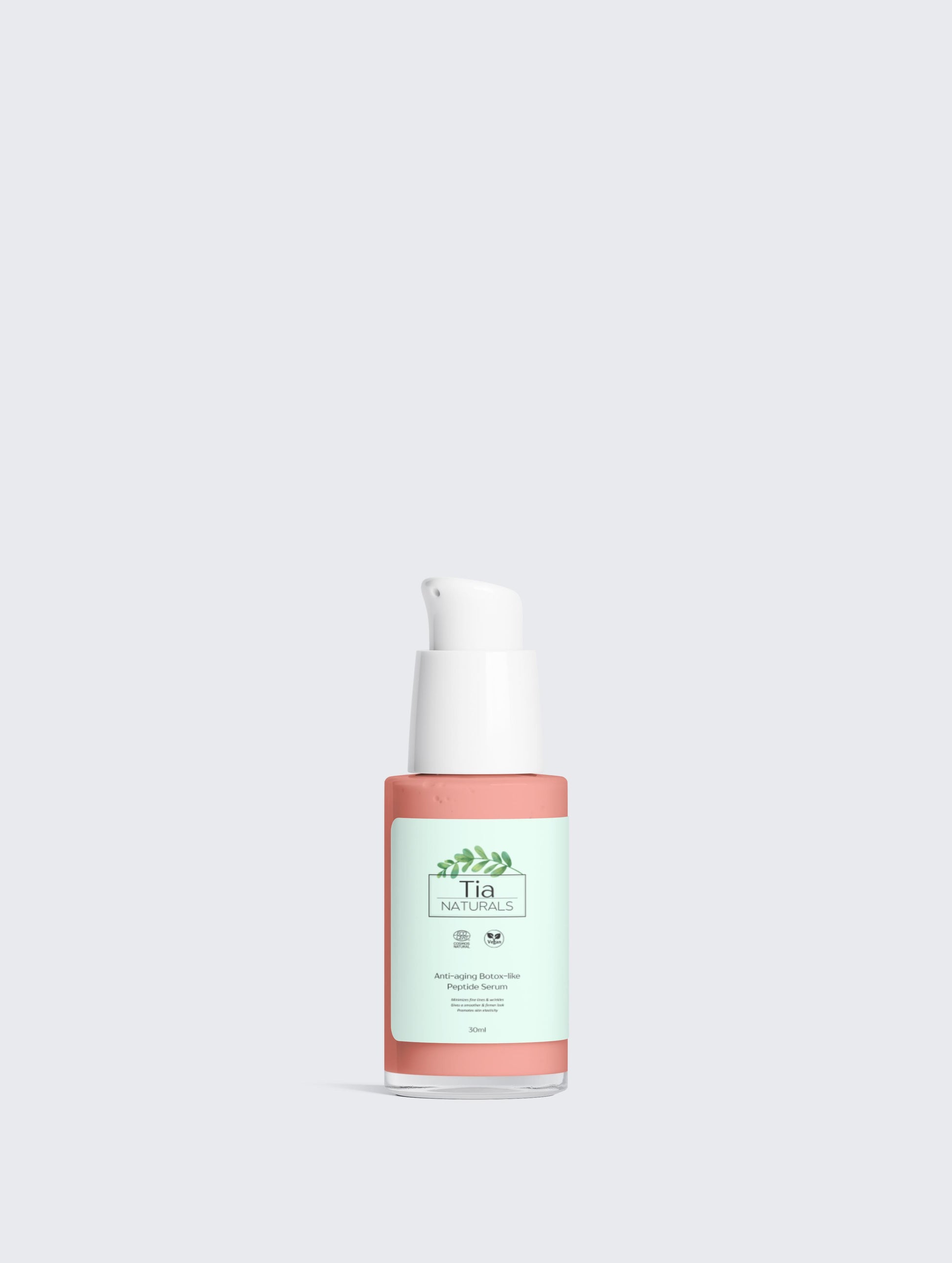 Botox-Like Peptide Serum - Certified Natural - Tia Naturals