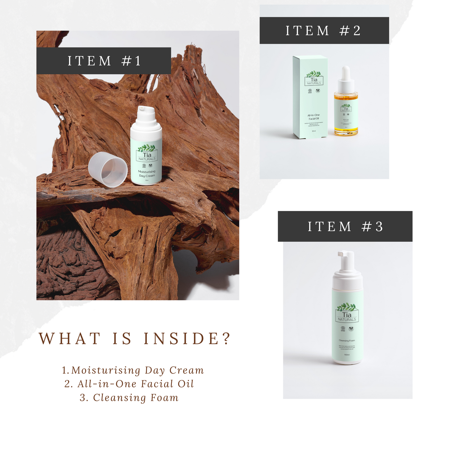 "Water for Your Skin" Deeply Hydrating Skincare Set – All Skin Types - No Toxins - Safe & No Harmful Chemicals