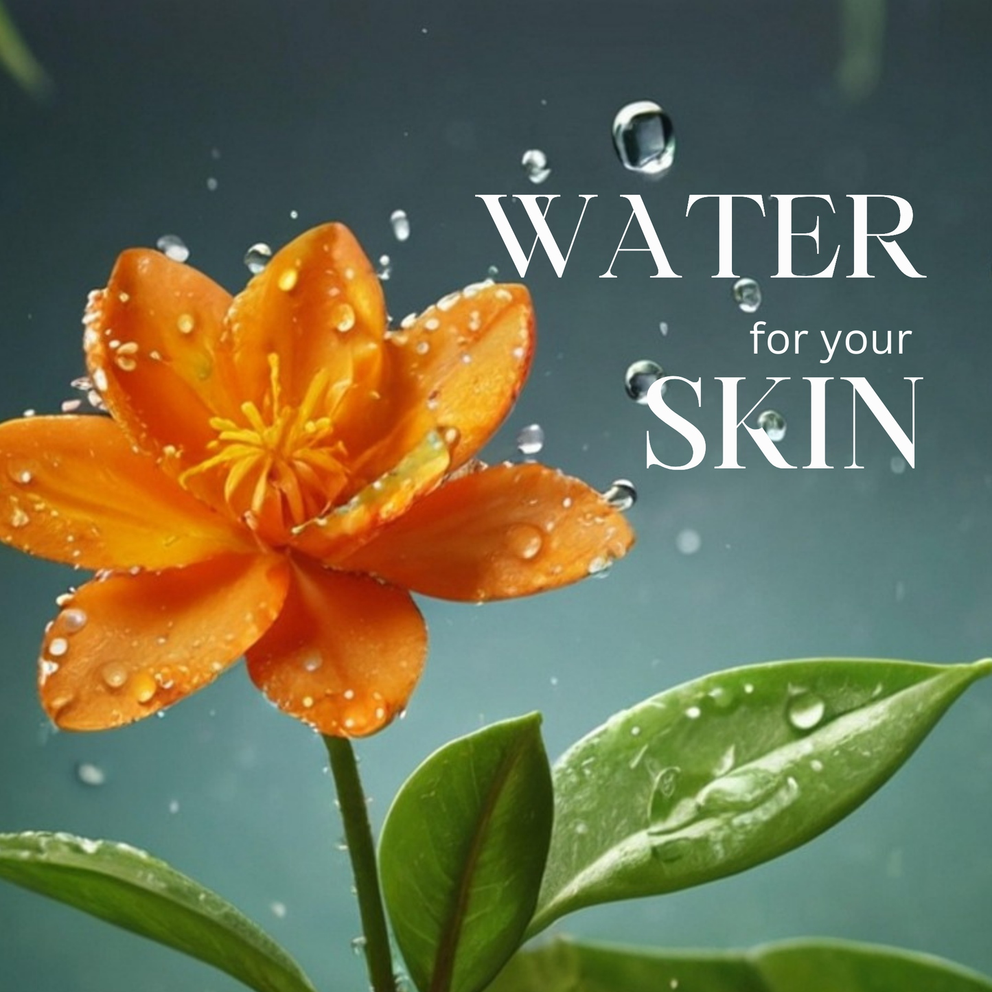 "Water for Your Skin" Deeply Hydrating Skincare Set – All Skin Types - No Toxins - Safe & No Harmful Chemicals